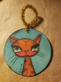 Ollie the Cat ornament